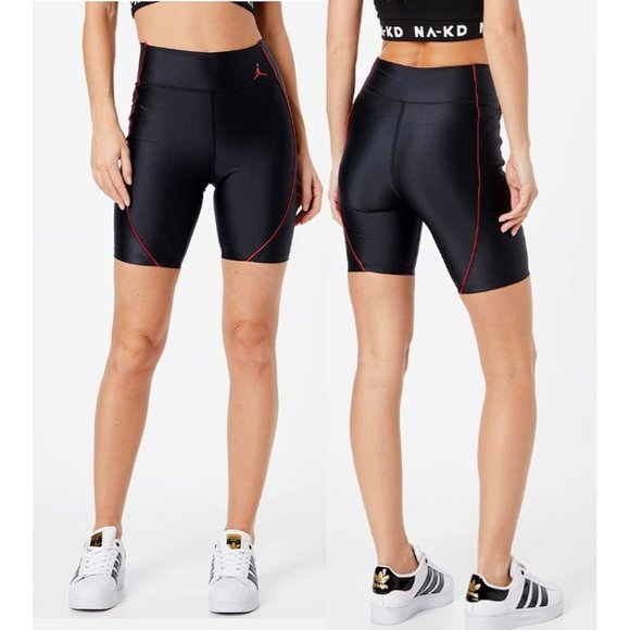 Jordan Pants - Jordan Women's Black DC7315-010 Athletic Tight Fit Running Bike Shorts Sz Small